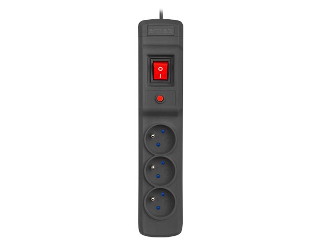 LISTWA ZASILAJĄCA ARMAC MULTI M3 3M 3X 230V PL CZARNA 2