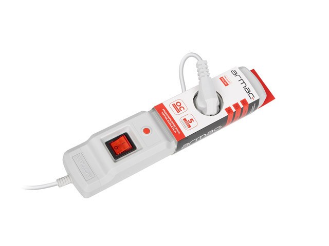 LISTWA ZASILAJĄCA ARMAC MULTI M3 5M 3X 230V PL SZARA 5