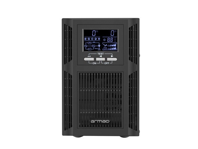 UPS ARMAC OFFICE ON-LINE PF1 1000VA LCD 4X IEC C13 METALOWA OBUDOWA 2