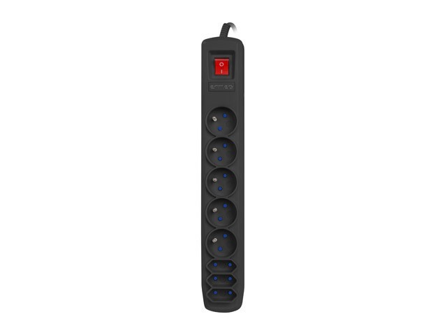 LISTWA ZASILAJĄCA ARMAC ARC8 5M 5X 230V PL 3X EUROPLUG CZARNA 2