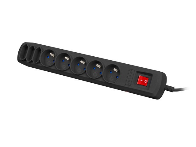 LISTWA ZASILAJĄCA ARMAC ARC8 5M 5X 230V PL 3X EUROPLUG CZARNA 3