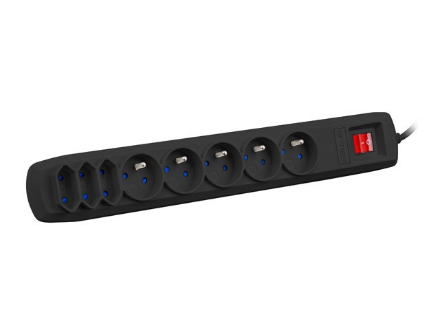 LISTWA ZASILAJĄCA ARMAC ARC8 5M 5X 230V PL 3X EUROPLUG CZARNA 4