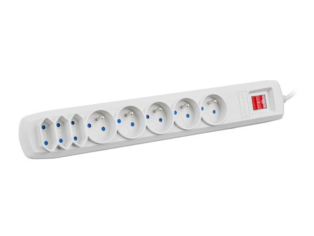LISTWA ZASILAJĄCA ARMAC ARC8 1.5M 5X 230V PL 3X EUROPLUG SZARA 3